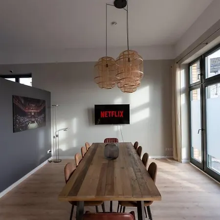 아파트 Zwei Lofts In Kulturdenkmal Naehe Zentrum 라이프치히